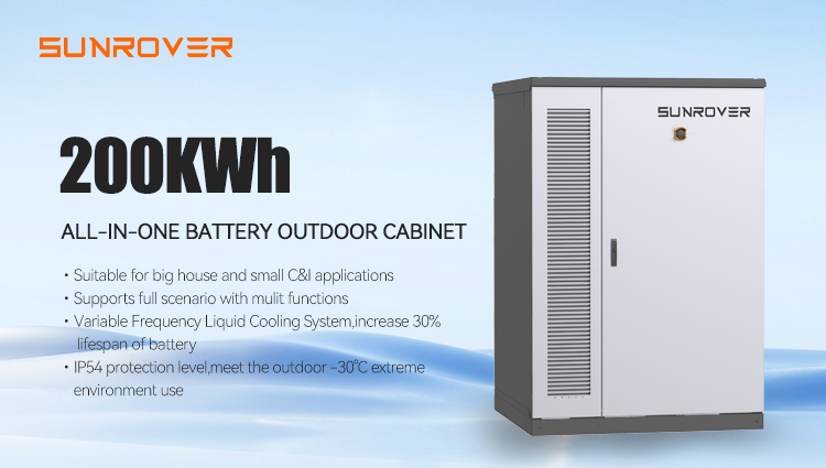 200kWh battery outdoor cabinet